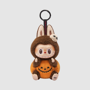 Happy Halloween Party Series sitting pumpkin vinyl plush pendant – front view