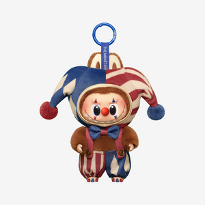 POP MART Why So Serious vinyl plush pendant — Juggling Clown, 16 cm collectible keychain