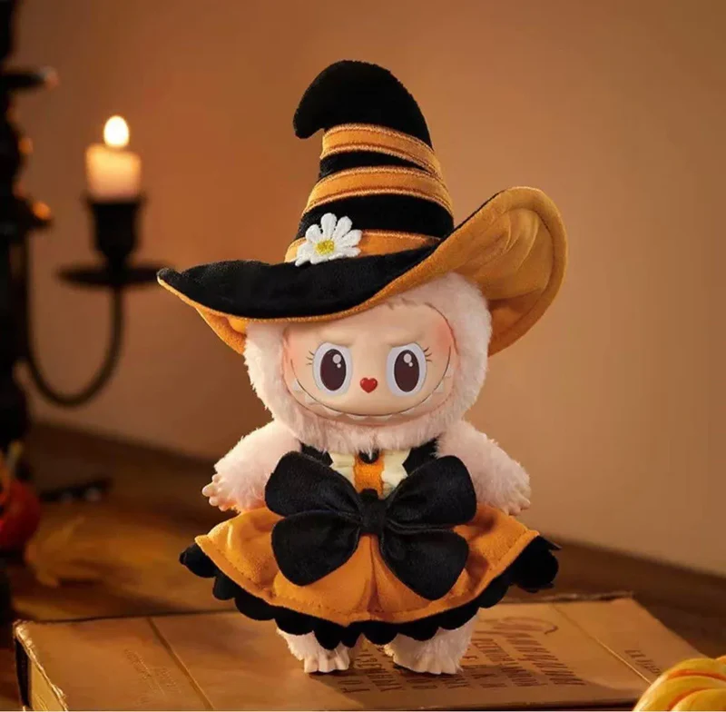 abubu Mokoko Halloween Pumpkin Plush Pendant by POP MART Kasing Lung