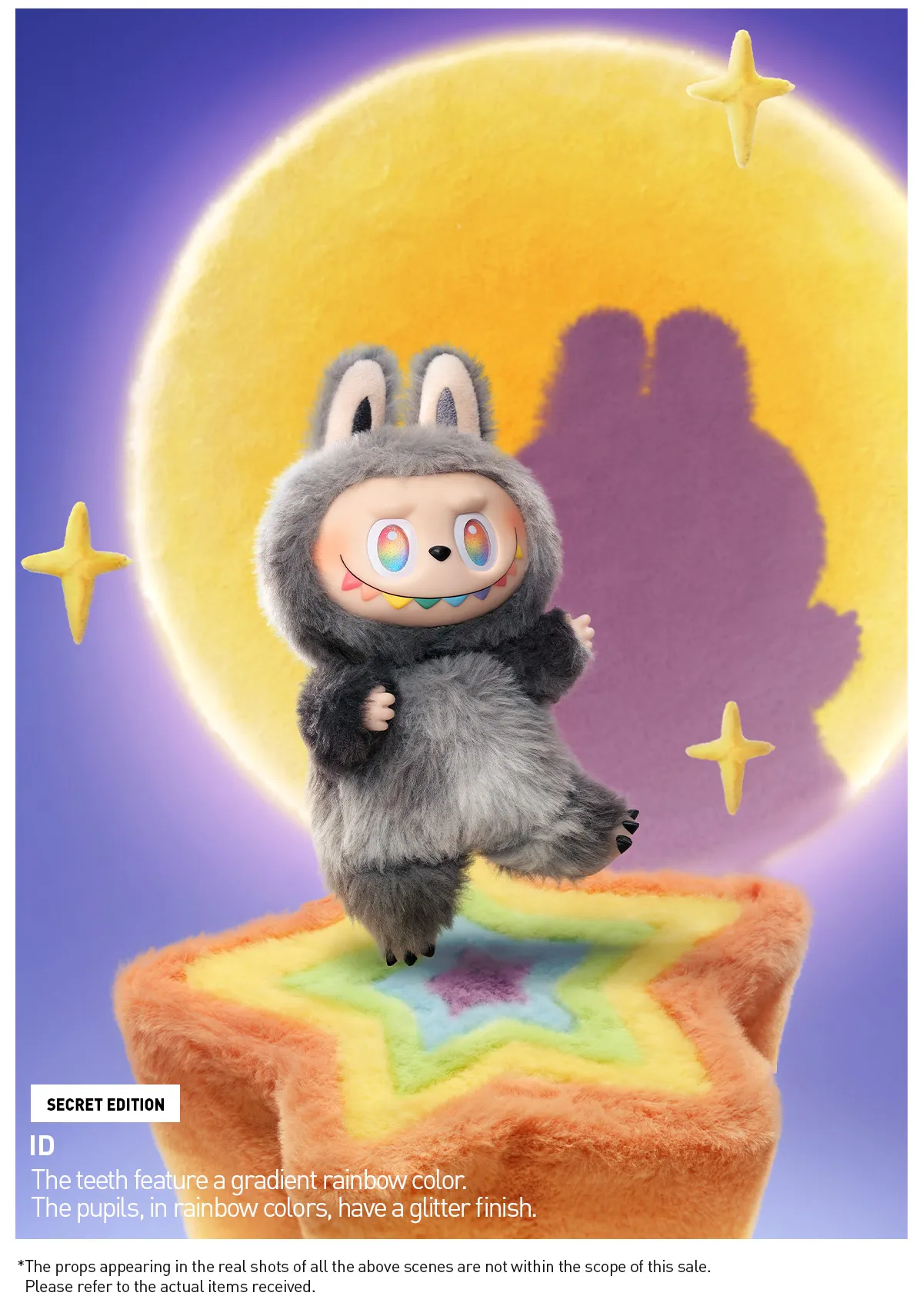 Pop Mart Labubu The Monsters Big Into Energy Secret Edition vinyl plush keychain collectible figure – rare Labubu pendant toy